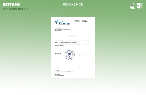 Модерен стил референтен шаблон Никарагва Фикохса